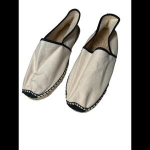 Toni Pons White Canvas Espadrilles Size 41 US Size 9.5